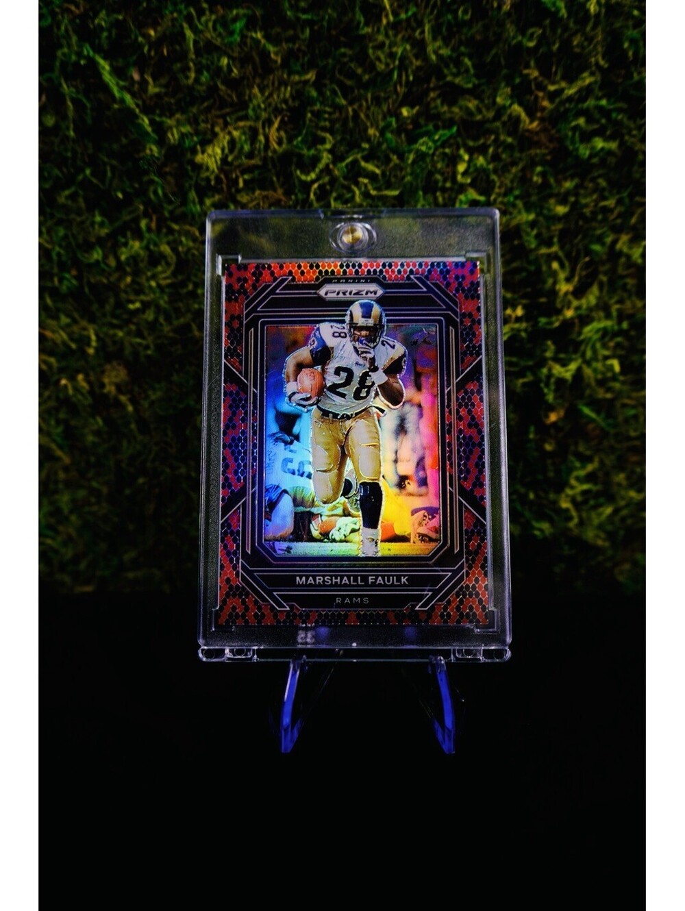 2022 Panini Prizm “Marshall Faulk” Snake Skin Prizm